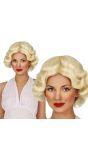 Marilyn Monroe Pruik Blond
