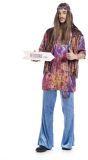 Meerkleurig Jaren 60 Hippie Kostuum