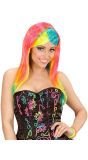 Meerkleurige Fashion Pruik