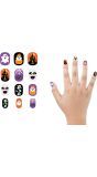 Meerkleurige Halloween Nagels Kinderen