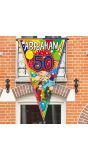 Megavlag Abraham Knalfeest 50 Jaar 150cm