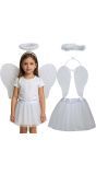 Meisjes Engelen set Wit