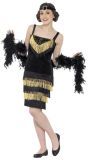 Meisjes Flapper Jurkje Zwart