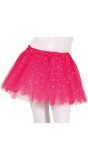 Meisjes Tutu Fuchsia Roze Sterren 30cm