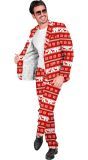 Merry Christmas Kostuum Heren Rood