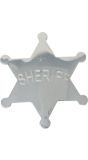 Metalen Sheriff Cowboy Badge