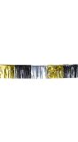Metallic Franjeslinger Zwart Goud Zilver