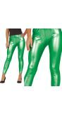 Metallic Groen Legging Dames