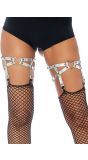 Metallic Jarretelgordel met Studs