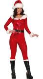 Metallic Kerst Catsuit Dames