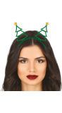 Metallic Kerstboom Haarband