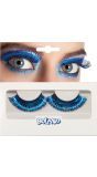 Metallic Nep Wimpers Blauw