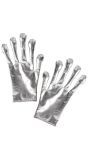 Metallic Space Handschoenen Zilver