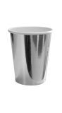 Metallic Wegwerp Bekers Zilver