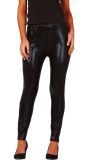 Metallic Zwart Legging Dames