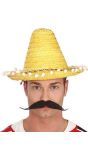 Mexicaanse Hoge Strohoed Geel