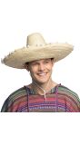 Mexicaanse Sombrero Heren met Witte Bolletjes