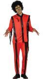 Michael Jackson Thriller Halloween Kostuum Heren Rood Zwart