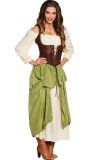 Middeleeuws Boerenmeisje Jurk Vrouw