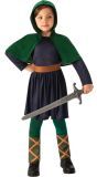 Middeleeuws Bos Meisje Groen Kostuum