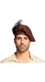 Middeleeuwse Baret Bruin