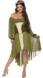 Middeleeuwse Meid Kostuum Groen
