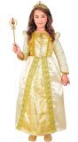 Middeleeuwse Prinses Gouden Jurk Meisjes