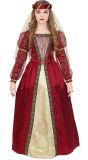 Middeleeuwse Prinsessen Jurk Rood