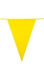 Mini Vlaggenlijn Plastic Geel