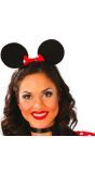 Minnie Mouse Oren met Rode Strik