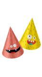 Monster Kinderfeestje Feesthoedjes 6 Stuks