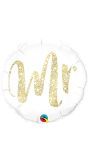 Mr Bruiloft Bruidegom Folieballon
