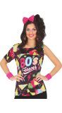 Multicolor 80's T-Shirt Dames