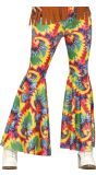 Multicolor Hippie Broek 60's Stijl