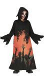 Mysterieus Zombie Gewaad Zwart Kind