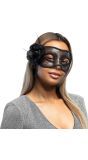 Mystique Oogmasker Zwart Kant