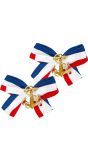 Navy Matroos Haarclips met Anker