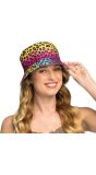 Neon Bucket Hat Luipaard