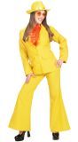 Neon Geel Dame Kostuum