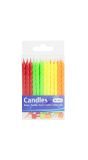 Neon Gekleurde Taartkaarsjes 24 Stuks