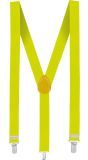 Neon Gele Basic Bretels