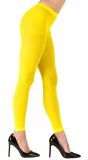 Neon Gele Legging One-Size-Volwassenen