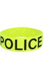 Neon Gele Politie Armband