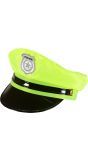 Neon Gele Politie Pet