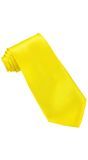 Neon Gele Satijnen Stropdas