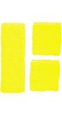 Neon Gele Zweetband Set