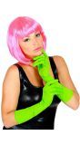 Neon Groene Lange Handschoenen