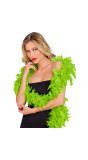 Neon Groene Luxe Veren Boa 180cm