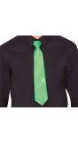 Neon Groene Paillet Stropdas