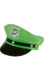 Neon Groene Politie Pet